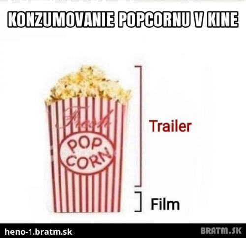  Popcorn v kině 