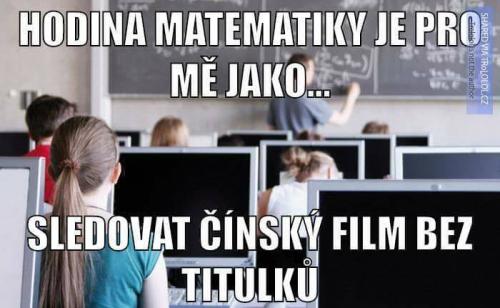  Hodina matematiky 