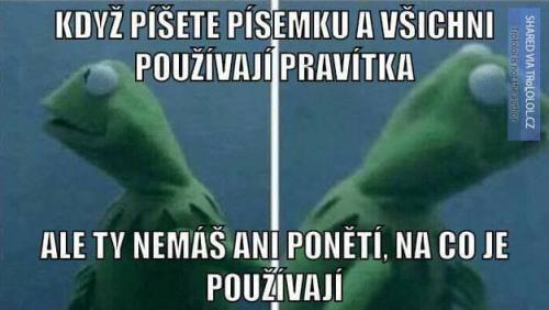 Když píšete písemku a netušíš
