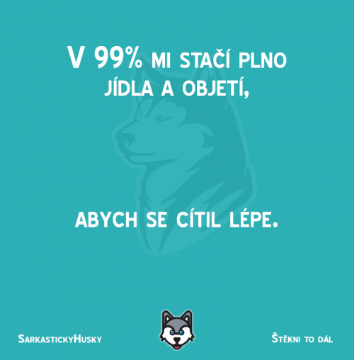 Někdy stačí jenom to jídlo