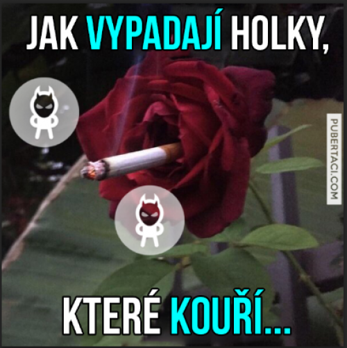  Jak vypadají holky, které kouří 