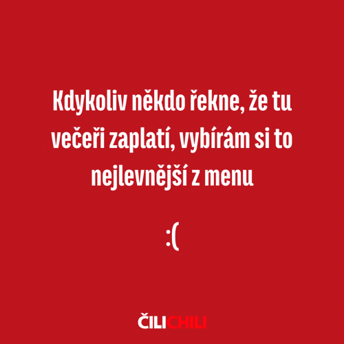  Nejlevnější menu 