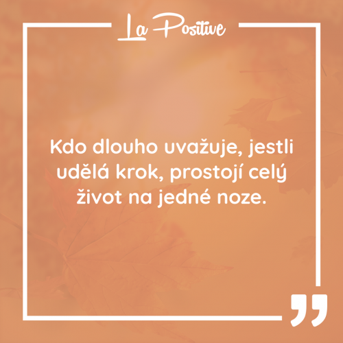  Kdo dlouho uvažuje 