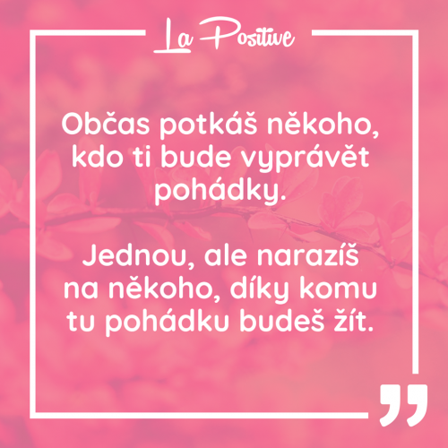 Občas potkáš někoho