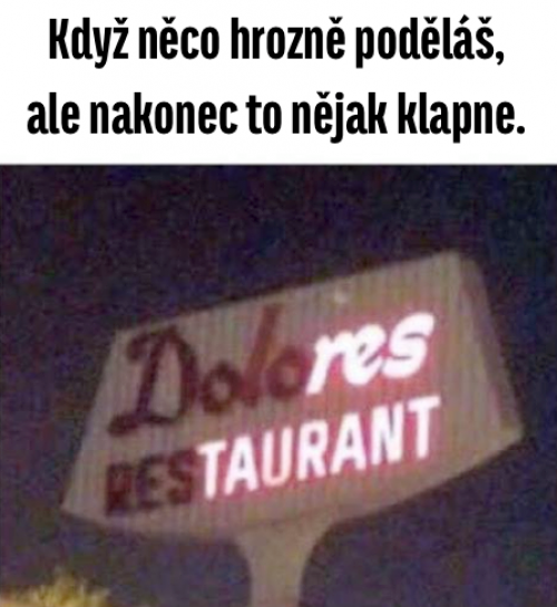 Když to nakonec klapne