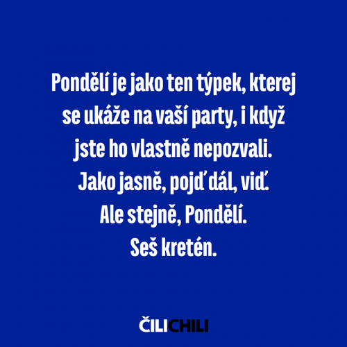  Pondělí 