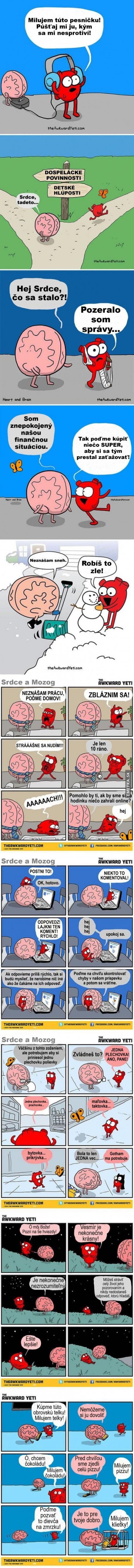 10 situací - Mozek vs. Srdce