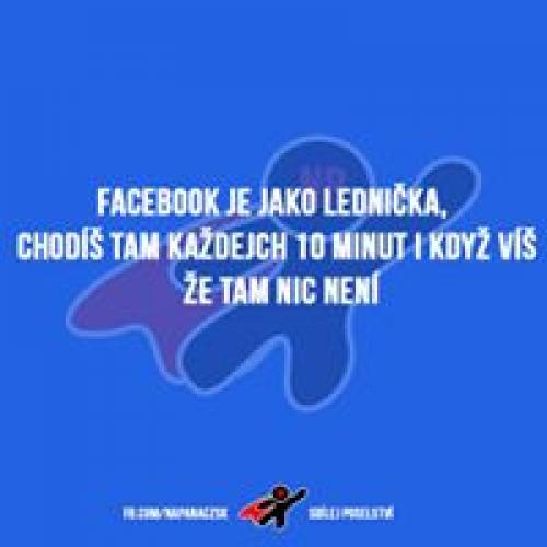  Facebook je jako lednička 