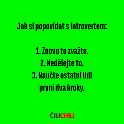 Jak si popovídat s introvertem