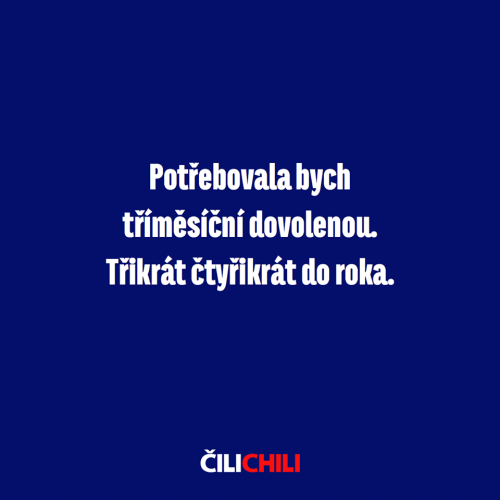  Tříměsíční dovolená 