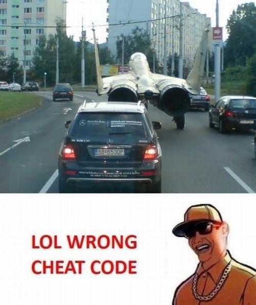  Špatný cheat 