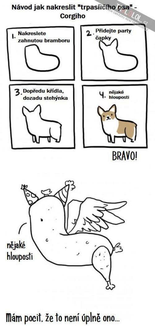  Jak nakreslit trpasličího psa 