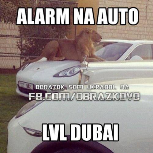  Alarm na auto 