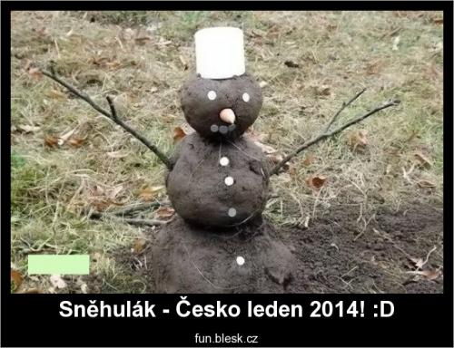  Sněhulák - Česko leden  