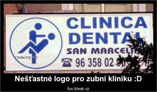  Nešťastné logo pro zubní kliniku 