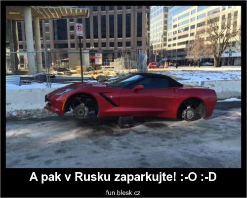 A pak v Rusku zaparkujte! :-O :-D
