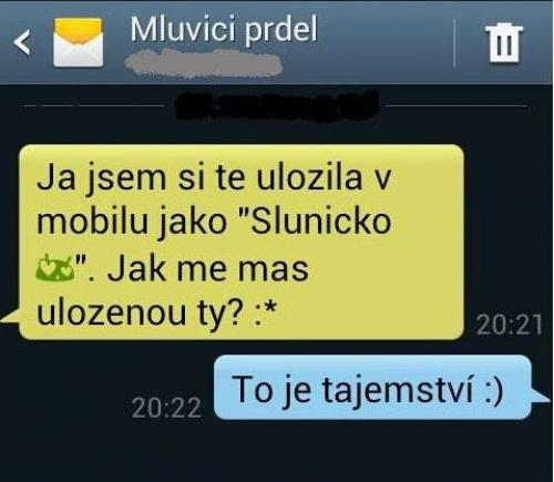  Jak mě máš uloženou? 