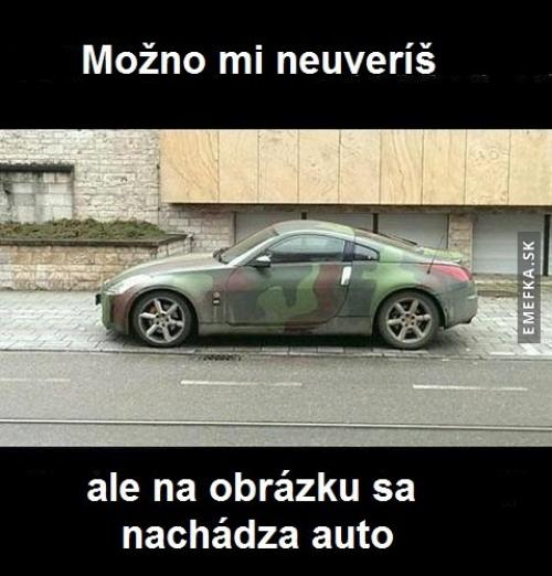  Maskované auto 