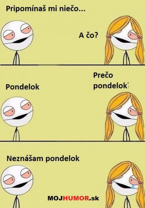  Pondělí 