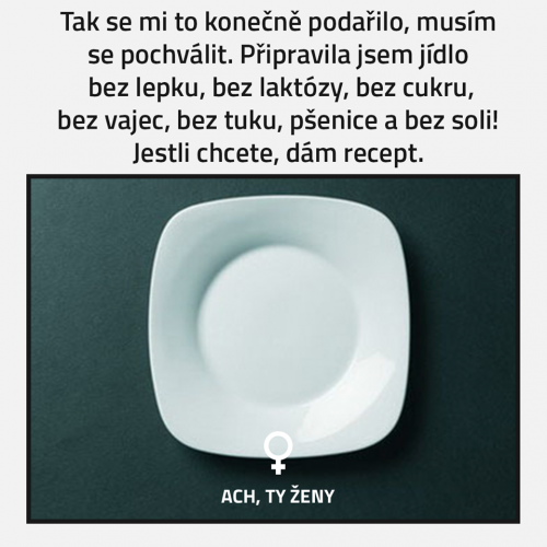 Musím se pochválit