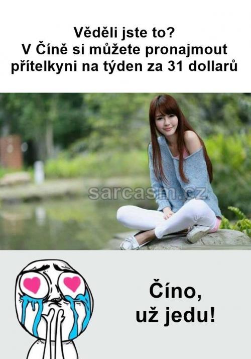 Číno, už jedu!