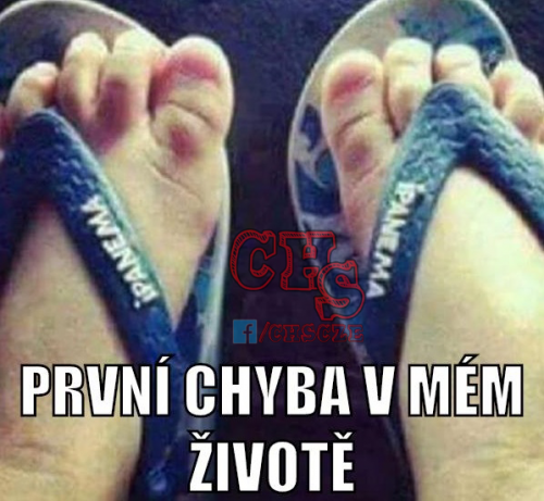  První chyba v mém životě 