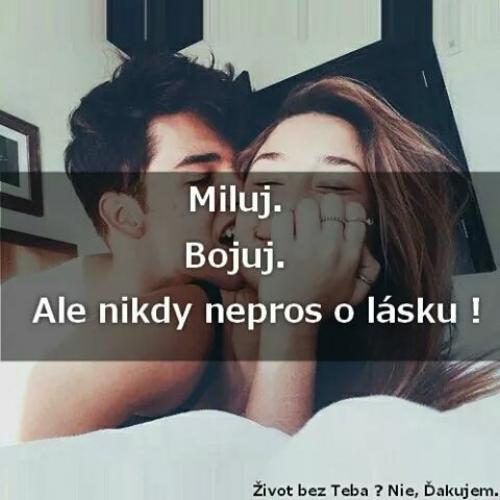 Nepros o lásku