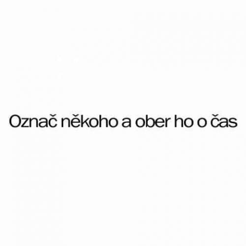  Ober ho o čas 