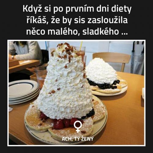  První den diety 