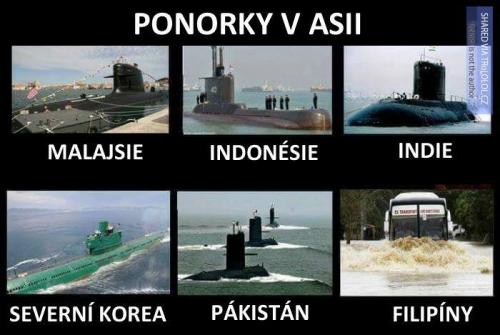  Ponorky v ASII 