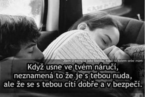 Když ti usne v náručí