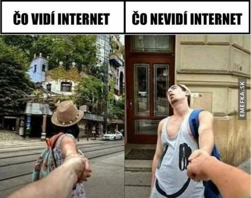  Co vidí internet 