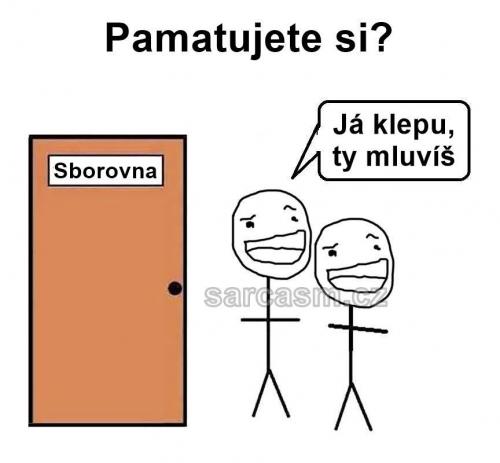 Já klepu, ty mluvíš