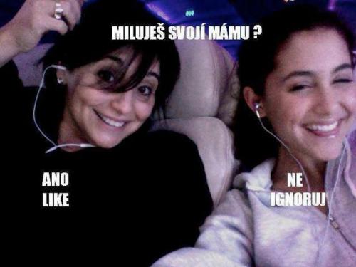Miluješ svou mámu