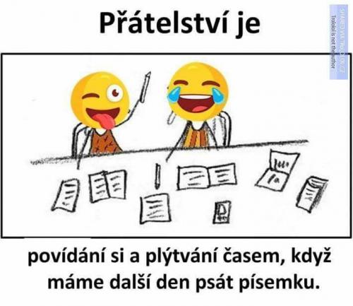  Přátelství je 