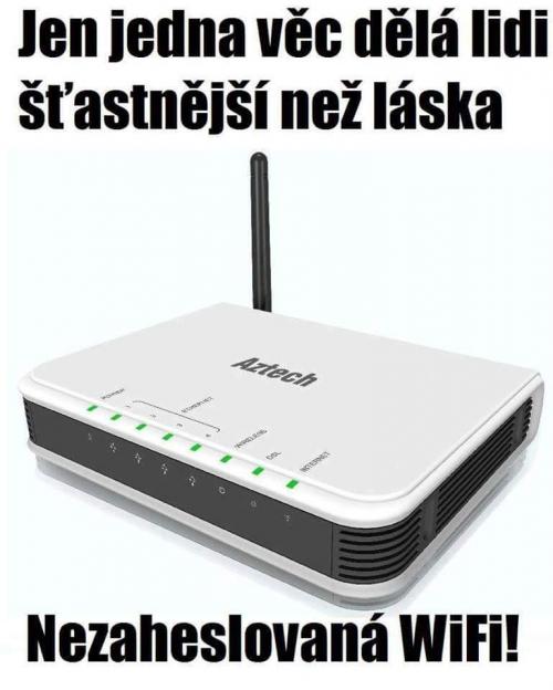  Nezaheslovaná WiFi 