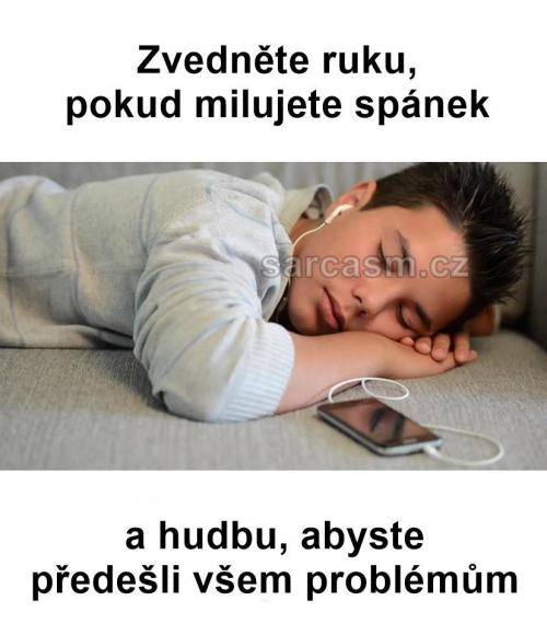  Spánek, hudba 