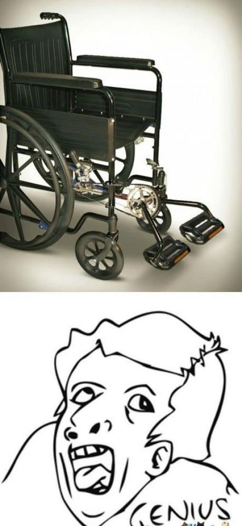  Šlapací vozík pro postižené 