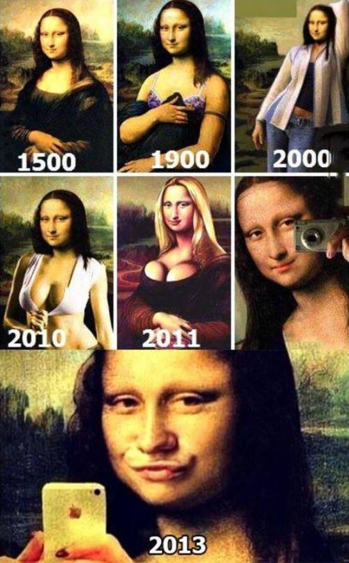  Mona Lisa - vývoj 