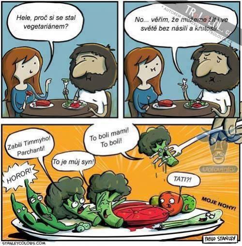  Šokující vegetariánství 