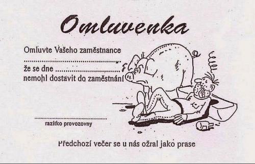 Omluvenka