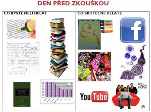 Před zkouškou