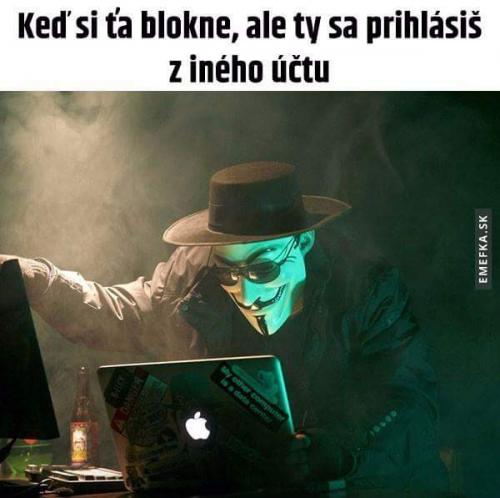  Bloknutý účet 