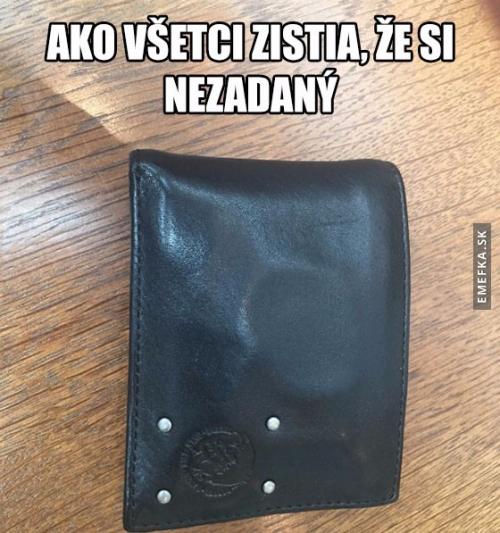  Když si nezadaný 