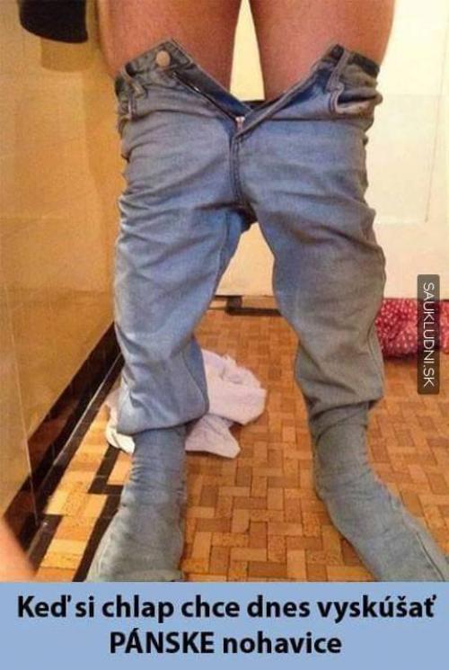  Pánské kalhoty 2016 