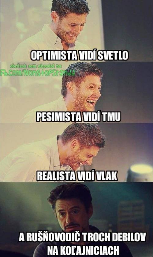  Optimista, Pesimista, Realista 