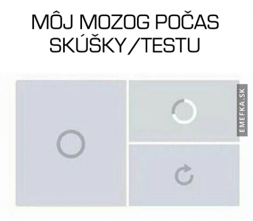  Mozek během testu 