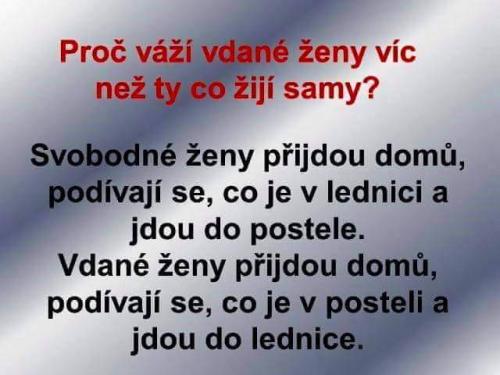 Vdané vs svobodné ženy