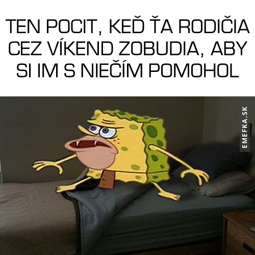  Když tě rodiče vzbudí o víkendu 