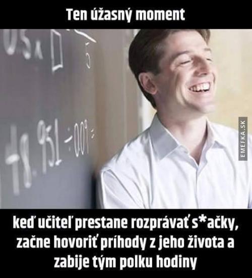  Úžasný moemnt 